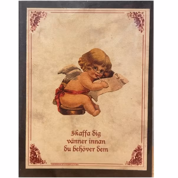 Magnet "Skaffa dig vänner..."
