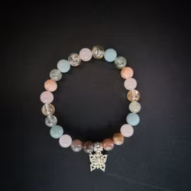 Solkristallen-armband: Fjäril