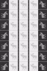 Kökshandduk Älg svart