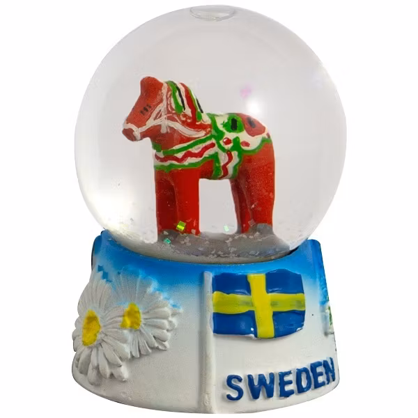 Vattenglob Dalahäst 45mm