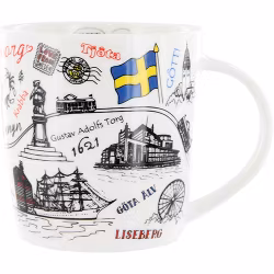 Mugg Göteborg teckningar, 37cl