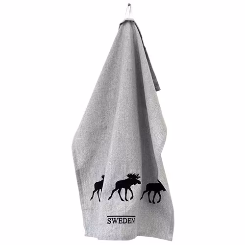 Kökshandduk älg, Sweden, recycled