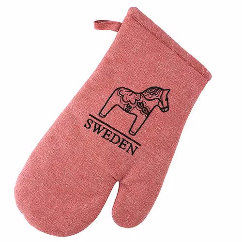 Grytvante Dalahäst, Röd, RECYCLED