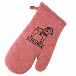 Grytvante Dalahäst, Röd, RECYCLED