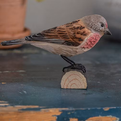 Handsnidad Hämpling i trä