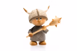 Viking pojke med horn (Svensk handgjord)