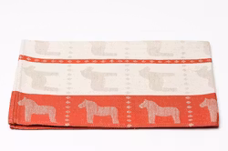 Kökshandduk Dalahäst röd