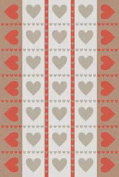 Kökshandduk hjärta