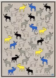 Handduk och smörkniv, älgmix