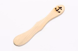 Smörkniv Ankare, Handgjord med laser, 17 cm