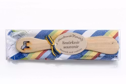 Smörkniv Dalahäst & handduk i present ask