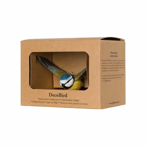 Handsnidad Flygande Blåmes i trä