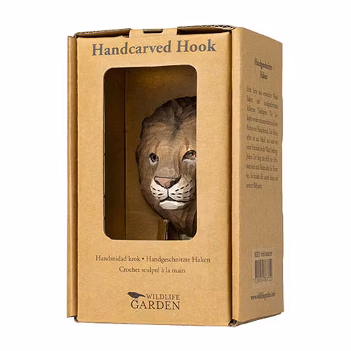 Handsnidad Krok Lejon