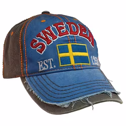 Keps, Sweden, blå/grå