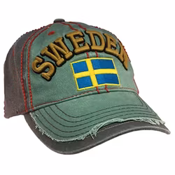 Keps, Sweden, blå/grön