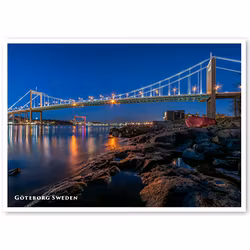 Vykort: Göteborg, Älvsborgsbron, 148 x 105 mm