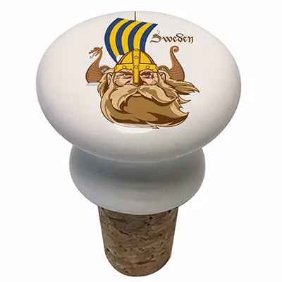 Vinkork: Viking båt,  5,5cm