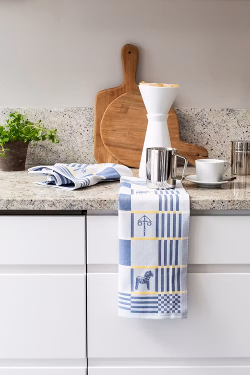 Sverige handduk 35X50, 100% Ekologisk Bomull