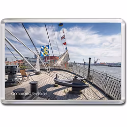 Magnet Göteborg/skeppsvy, acrylplast