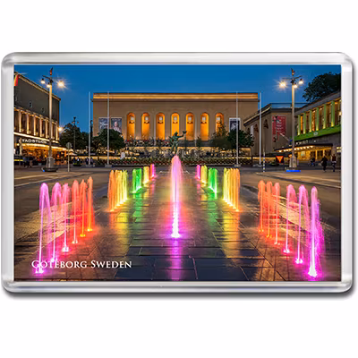 Magnet Göteborg/Götaplatsen, acrylplast