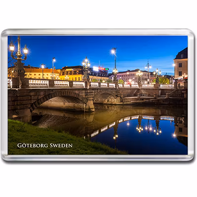 Magnet Göteborg/Kungportsbron, acrylplast