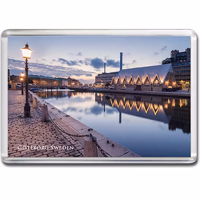 Magnet Göteborg/Feskekörka, acrylplast