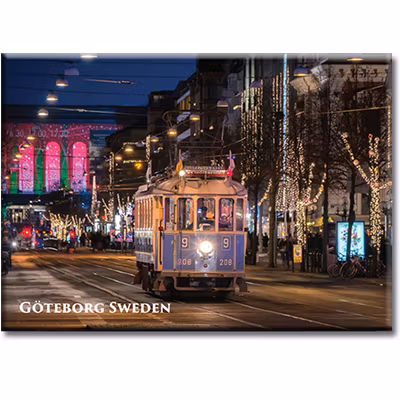 Magnet Göteborg/Avenyn/spårvagn, acrylplast