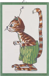 Findus handduk 40x60, 100% Ekologisk Bomull