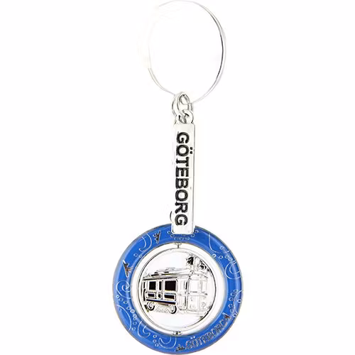 Nyckelring:  Spin spårvagn GÖTEBORG