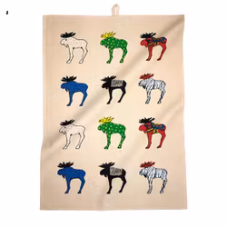 Kökshandduk Ingelas Älgar : L.70 x 50 cm