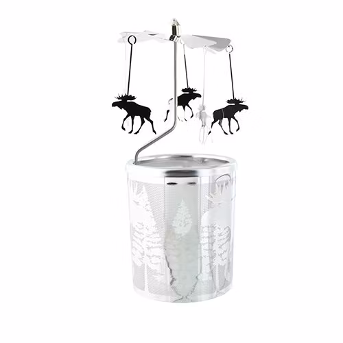 ÄNGLASPEL: Ljuslykta, älg Sweden