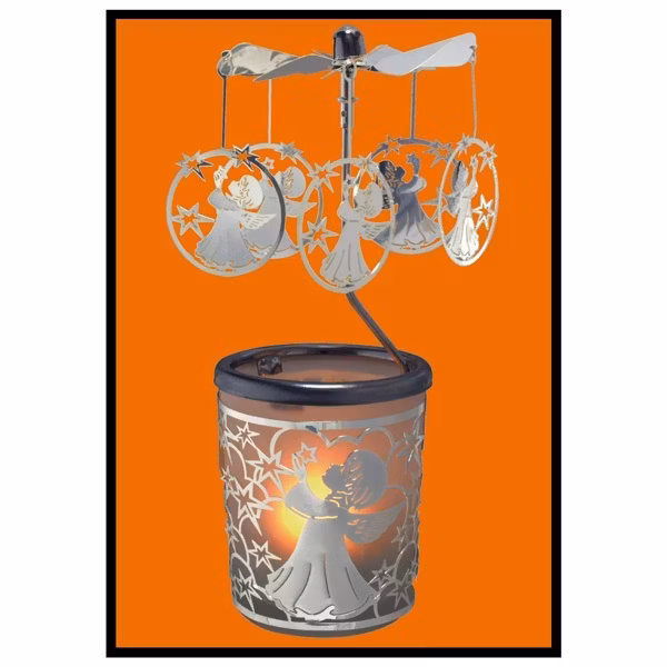 ÄNGLASPEL: Ljuslykta Karusell, Ängel i cirkel