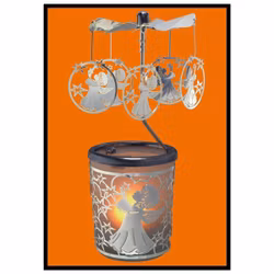 ÄNGLASPEL: Ljuslykta Karusell, Ängel i cirkel