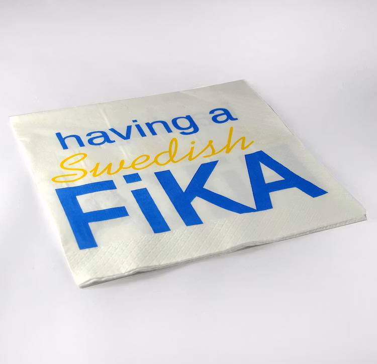 Lunchservett, having a Swedish Fika, 33x33cm