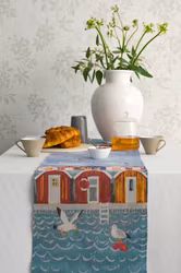 Sjöbod bordlöpare 35X120, 100% Ekologisk Bomull