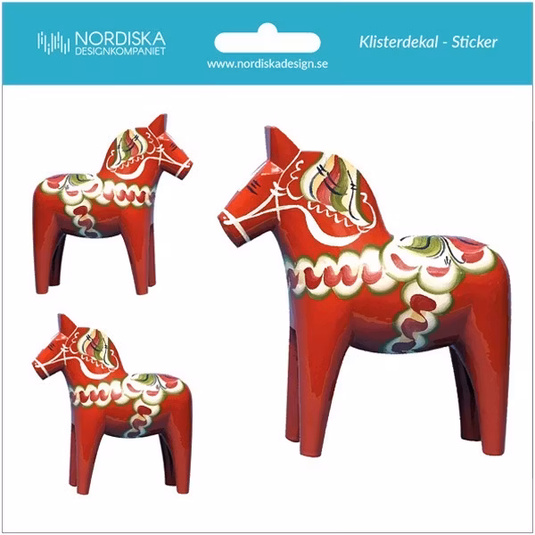 Dekalark Dalahäst 16x16cm