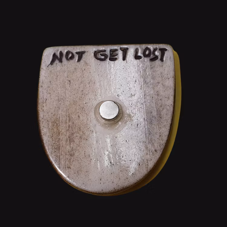 Magnet 'Viking Symbol' Handmade from Bone