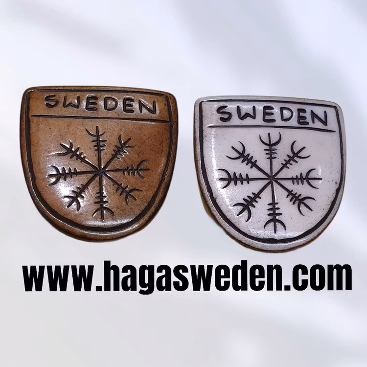 Magnet 'Viking Symbol' Handmade from Bone
