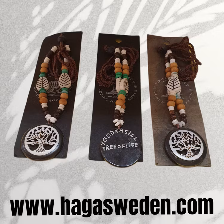 Halsband 'TREE OF LIFE' Handmade from Bone