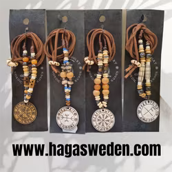 Halsband 'VIKING SYMBOL' Handmade from Bone