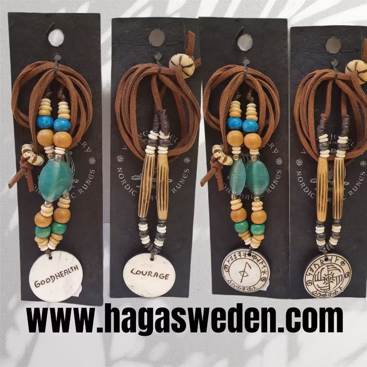 Halsband 'VIKING SYMBOL' Handmade from Bone