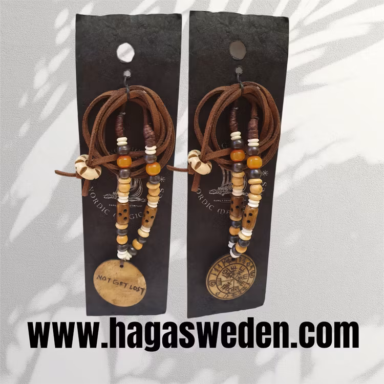 Halsband 'VIKING SYMBOL' Handmade from Bone
