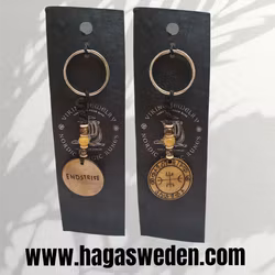 Keychain: 'Viking Symbol' Handmade from Bone