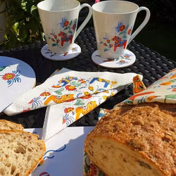 Lunchservett, Leksand Vit, 33 x 33 cm