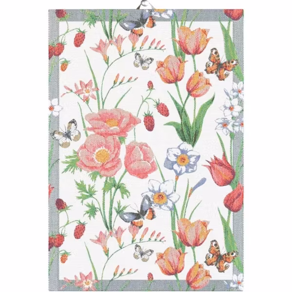 Vårfröjd handduk 35X50, 100% Ekologisk Bomull