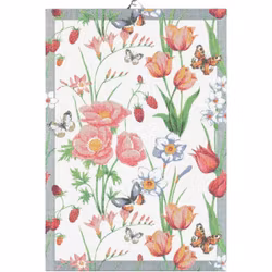 Vårfröjd handduk 35X50, 100% Ekologisk Bomull