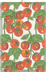 Tomater handduk 40x60, 100% Ekologisk Bomull