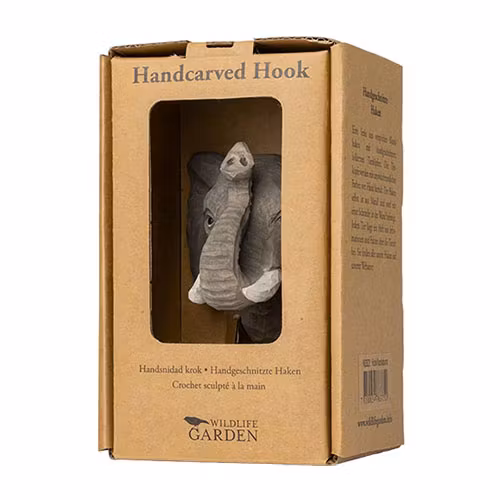 Handsnidad Krok Elefant