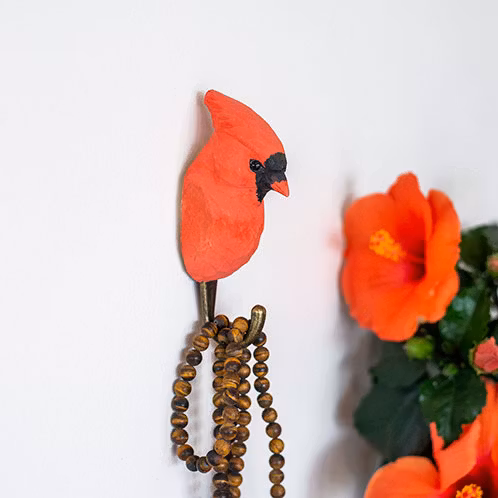 Handsnidad Krok Röd Kardinal