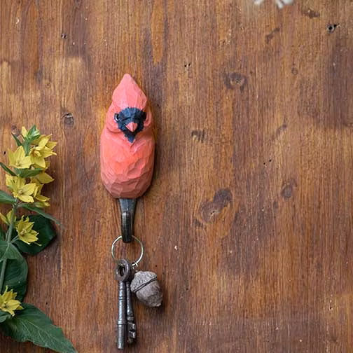 Handsnidad Krok Röd Kardinal